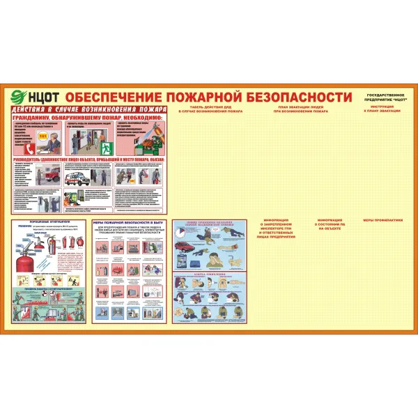 10.05.04 Уголок пожарной безопасности купить в Минске и Беларуси